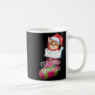 Christmas Cat _ Christmas At Grandma Cat _ Cute Ca Coffee Mug