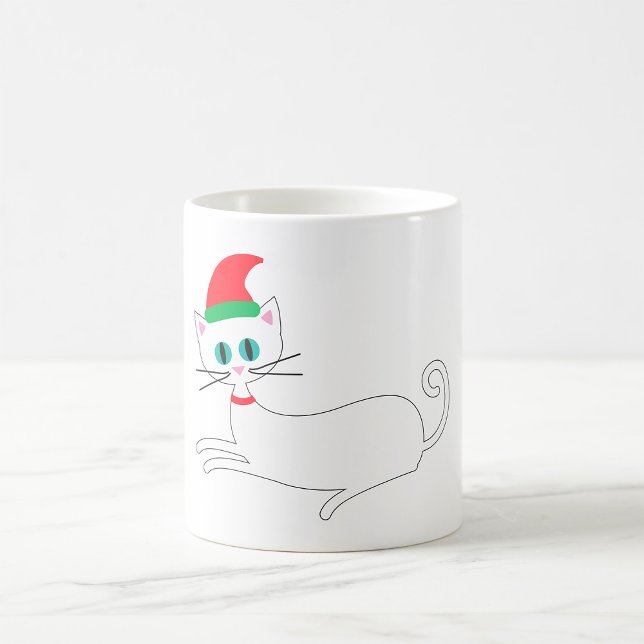 Christmas Cat Coffee Mug (Creator Uploaded)