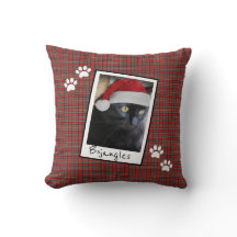 Christmas Cat!  Customize w/ Pet Photo & Name