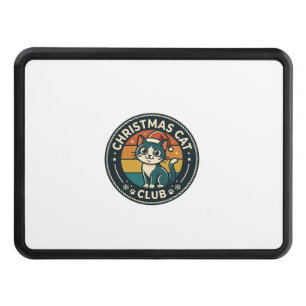 Christmas Cat Cute Kitty Design - Christmas Cat Cl Hitch Cover