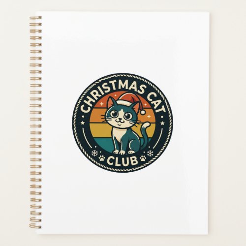 Christmas Cat Cute Kitty Design - Christmas Cat Cl Planner