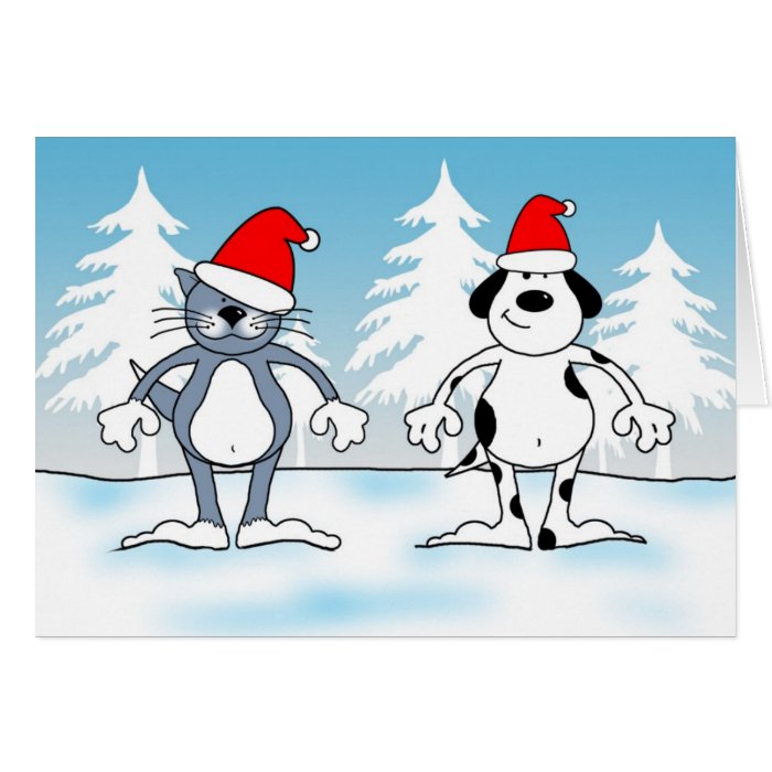 Christmas Cat & Dog Cards