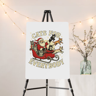 Christmas Cat Foam Board