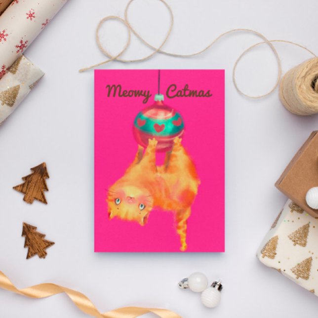 Christmas Cat Holiday Card (Creator Uploaded)