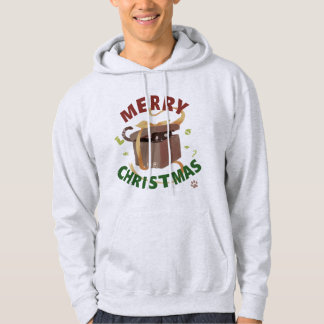 Christmas Cat In Carton Hoodie