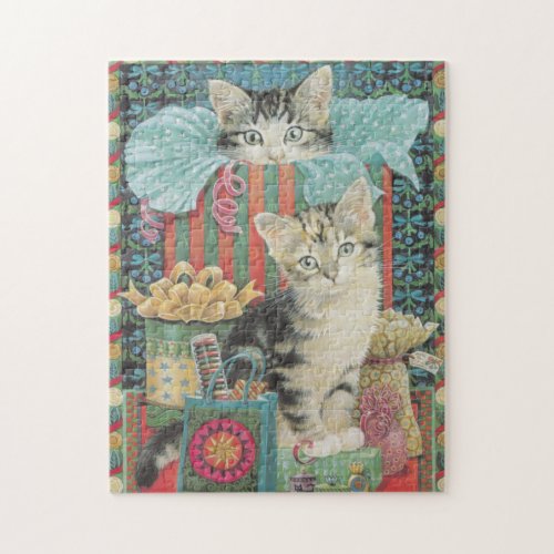 CHRISTMAS CAT JIG SAW PUZZLE