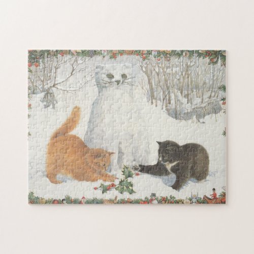 CHRISTMAS CAT JIG SAW PUZZLE