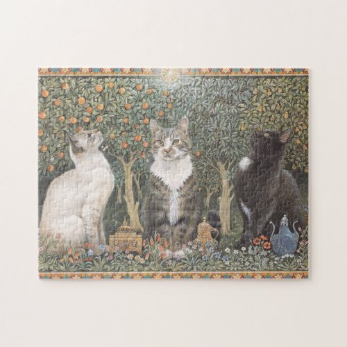 CHRISTMAS CAT JIG SAW PUZZLE