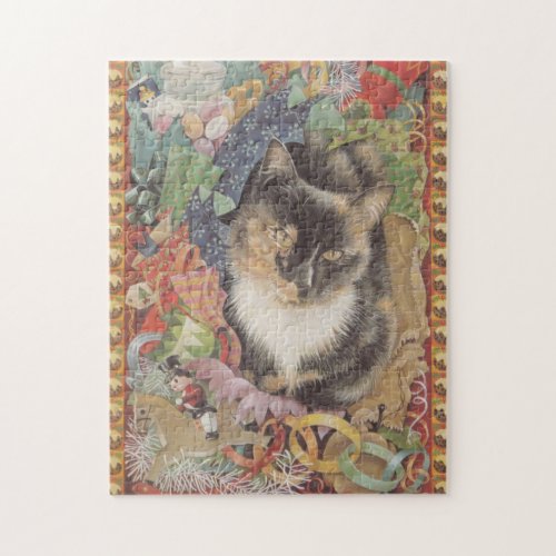 CHRISTMAS CAT JIG SAW PUZZLE