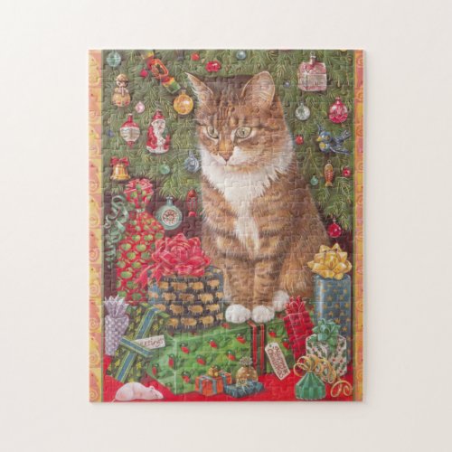 CHRISTMAS CAT JIG SAW PUZZLE