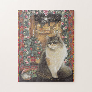 CHRISTMAS CAT JIG SAW PUZZLE