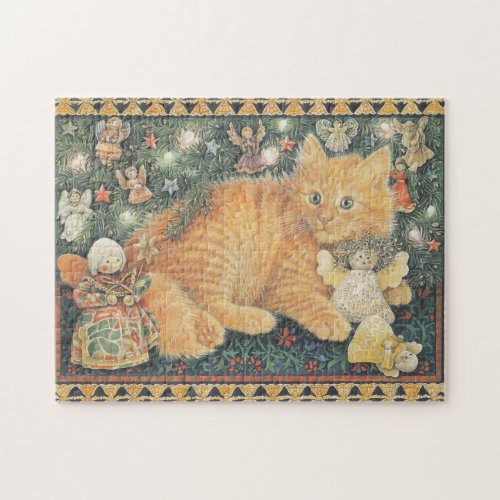 CHRISTMAS CAT JIG SAW PUZZLE