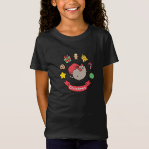 Christmas cat,kawaii,cute,anime,love, T-Shirt