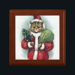 Christmas Cat, Louis Wain Gift Box<br><div class="desc">Louis Wain (5 August 1860 – 4 July 1939) was an English artiste known for his drawings,  which consistently featured anthropomorphised large-eyed cats and kittens. In his later years he may have suffered from schizophrenia (although this claim is disputed),  which,  according to some psychiatrists,  can be seen in his works. Quote:Wikipedia</div>