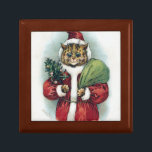 Christmas Cat, Louis Wain Gift Box<br><div class="desc">Louis Wain (5 August 1860 – 4 July 1939) was an English artiste known for his drawings,  which consistently featured anthropomorphised large-eyed cats and kittens. In his later years he may have suffered from schizophrenia (although this claim is disputed),  which,  according to some psychiatrists,  can be seen in his works. Quote:Wikipedia</div>