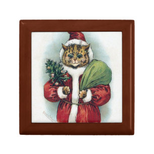Christmas Cat, Louis Wain Gift Box