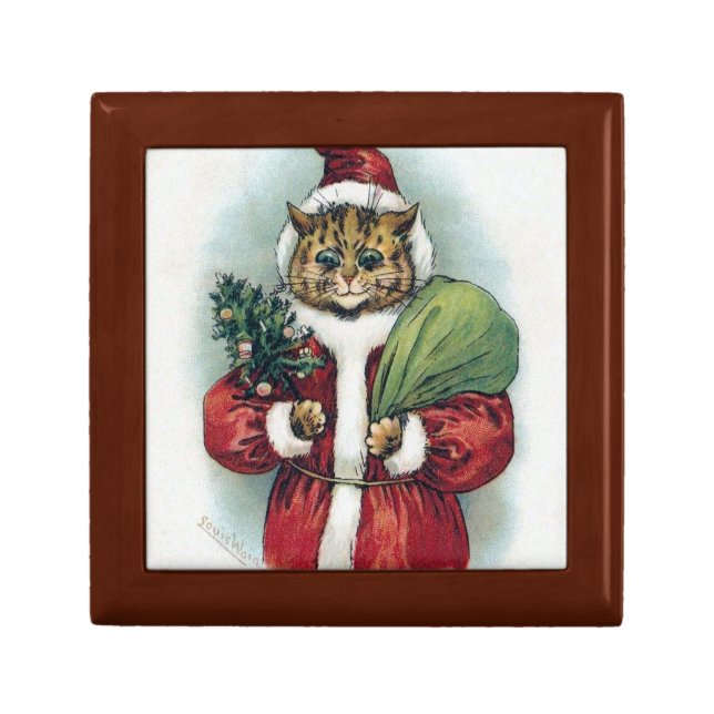Christmas Cat, Louis Wain Gift Box (Front)