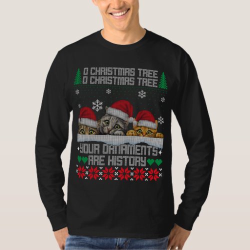 Christmas Cat Lover Holiday Xmas Gift Ugly Sweater