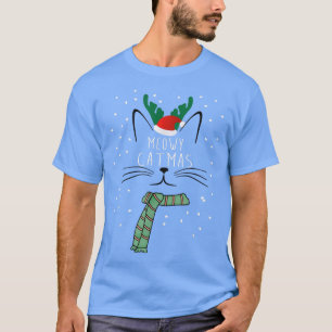 Christmas Cat Meowy Catmas T-Shirt