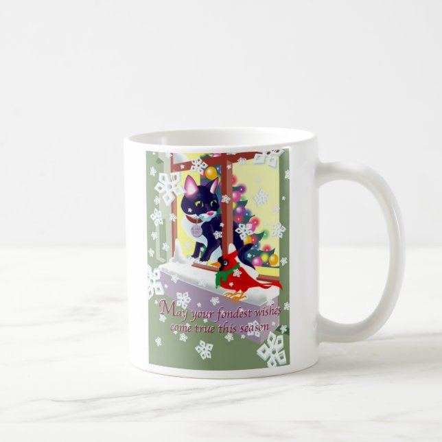 Christmas Cat Mug (Right)