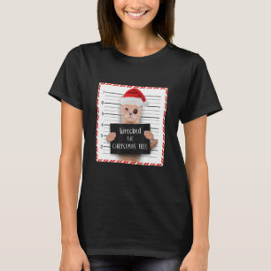 Christmas Cat Mugshot Wrecked the Christmas Tree T-Shirt