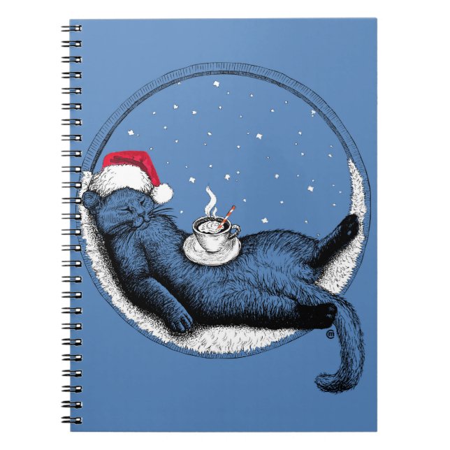Christmas Cat  Notebook (Front)