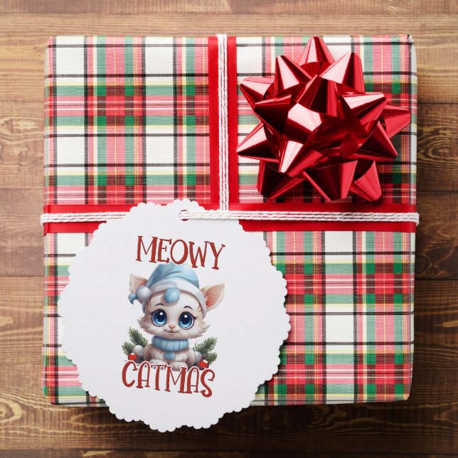 Christmas Cat  Ornament Card (Insitu (Gift))