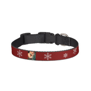 Christmas Cat Photo customize Pet Collar