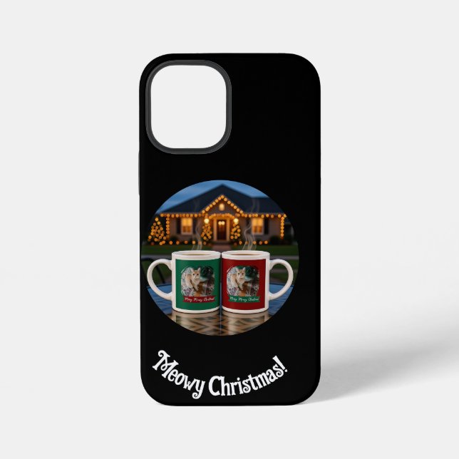Christmas , Cat Photo ,  generative content Iphone Case (Back)