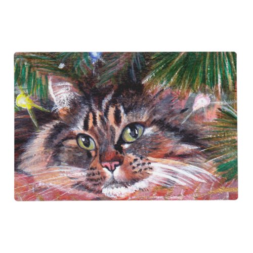 Christmas Cat Place Mat