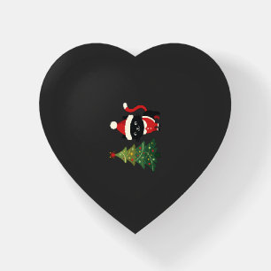 Christmas Cat Santa Tree Vector Paperweight