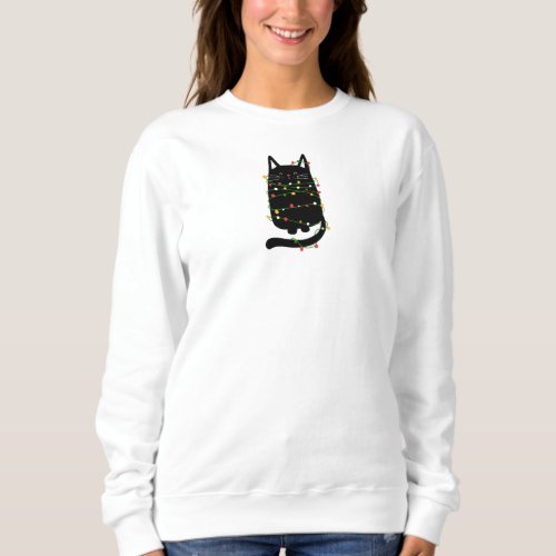 christmas cat sweatshirt