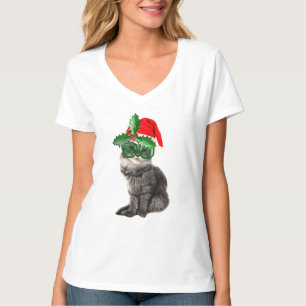 Christmas cat T-Shirt