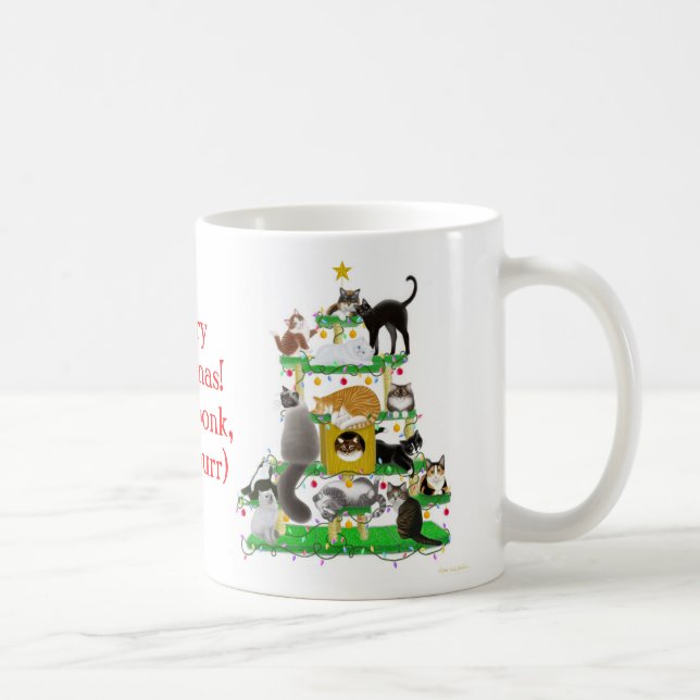 Christmas Cat Tree Mug (Right)