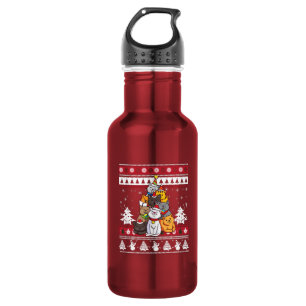 Christmas Cat Tree Stainless Steel Water Bottle