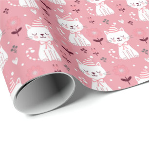 Christmas Cat Wrapping Paper