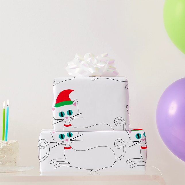 Christmas Cat Wrapping Paper (Creator Uploaded)