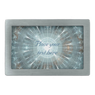 Christmas Cathedral Window Belt Buckle