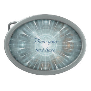 Christmas Cathedral Window Belt Buckle