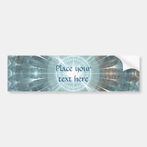 Christmas Cathedral Window Bumper Sticker