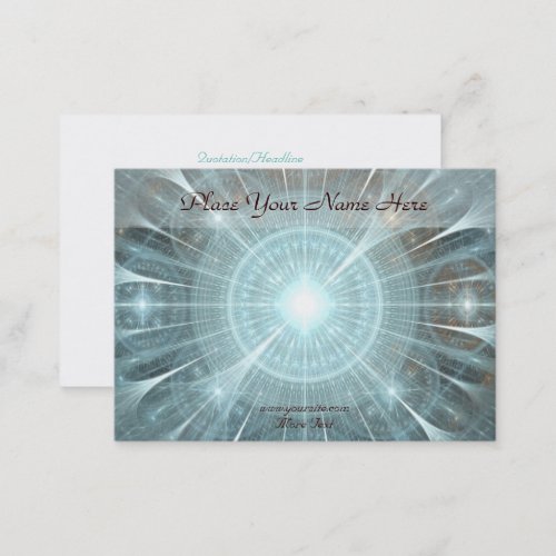 Christmas Cathedral Window Business Card