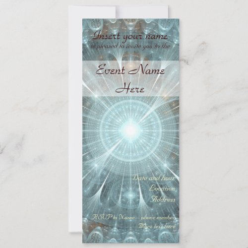 Christmas Cathedral Window Invitation