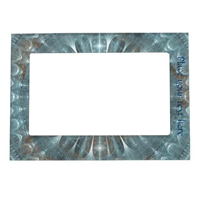 Christmas Cathedral Window Magnetic Picture Frame (Front)