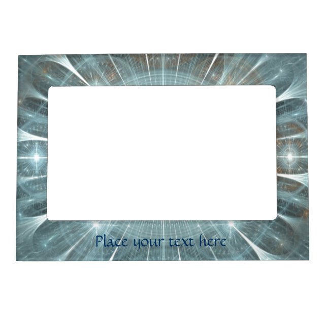 Christmas Cathedral Window Magnetic Picture Frame (Front)