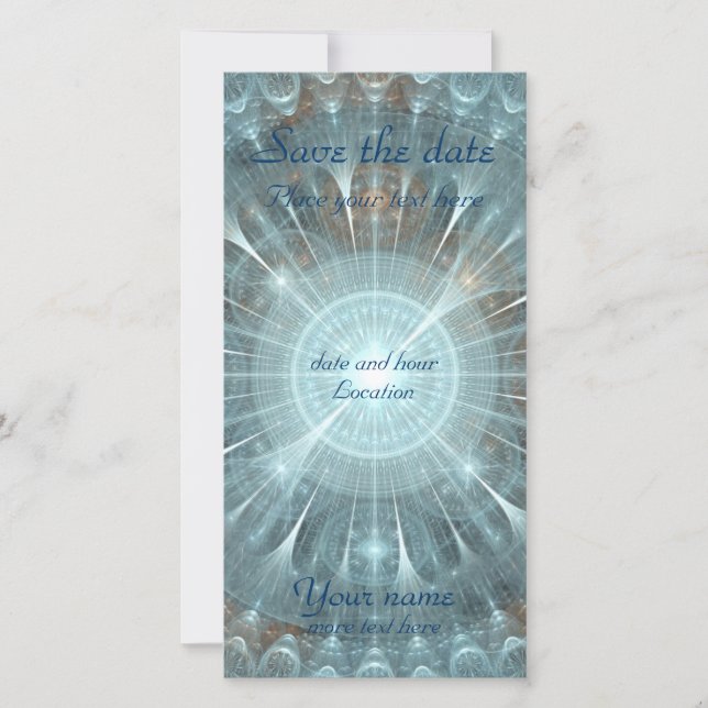 Christmas Cathedral Window Save The Date (Front)