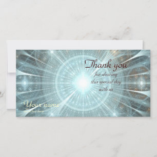 Christmas Cathedral Window Thank You Card