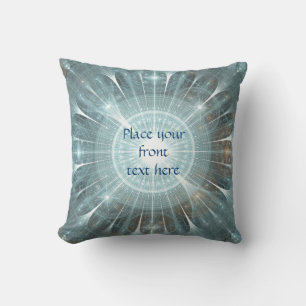 Christmas Cathedral Window Throw Pillow