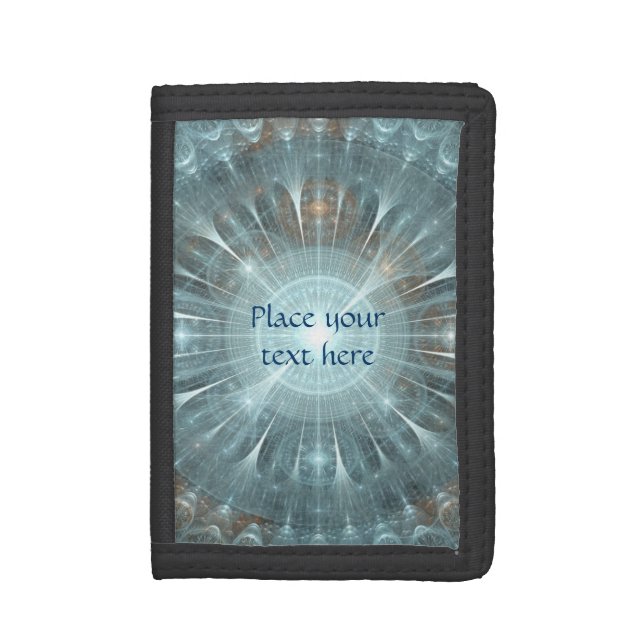 Christmas Cathedral Window Tri-fold Wallet (Front Vertical)