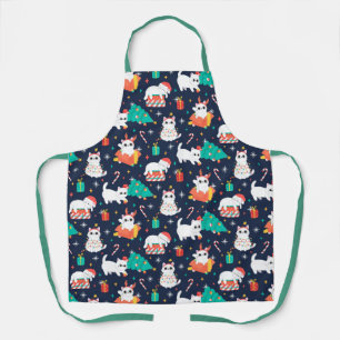 Christmas Cats Apron