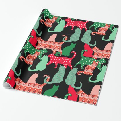 Christmas Cats Gift Wrap